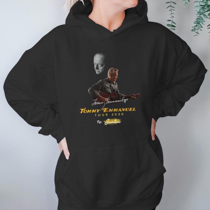 Signature Tommy Emmanuel 2020 To Justin Shirtn Hoodie Gifts for Women