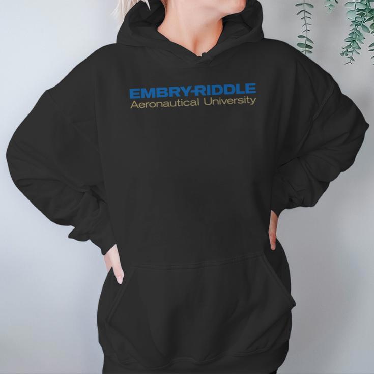 Simple Logo Embry Riddle Aeronautical University 2020 Hoodie Gifts for Women