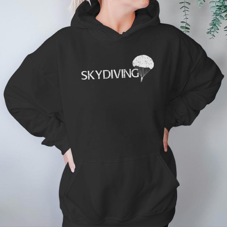 Skydiving Parachute Logo Hoodie Gifts for Women