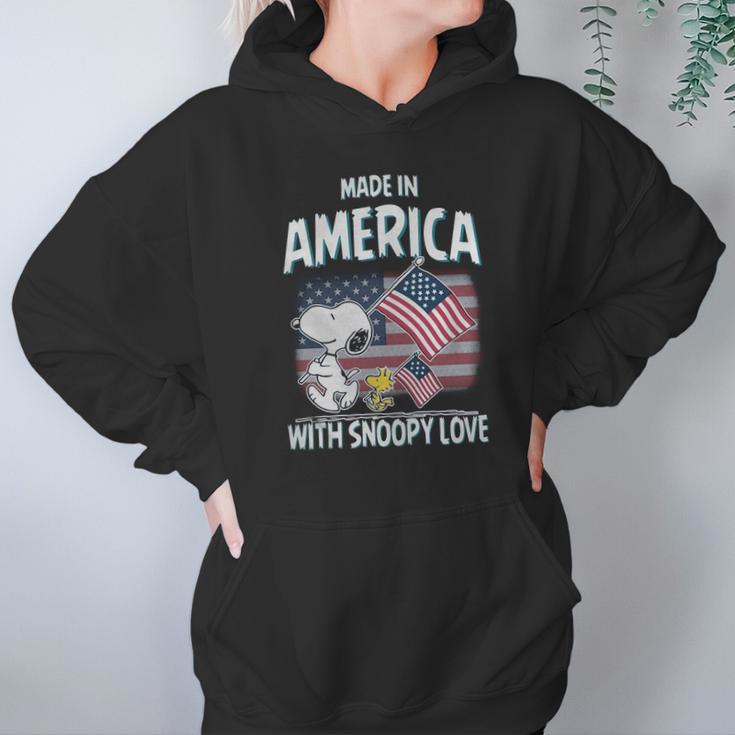 Snoopy America Hoodie Gifts for Women