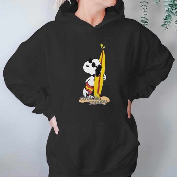 Snoopy Surfing Hoodie Gifts for Women