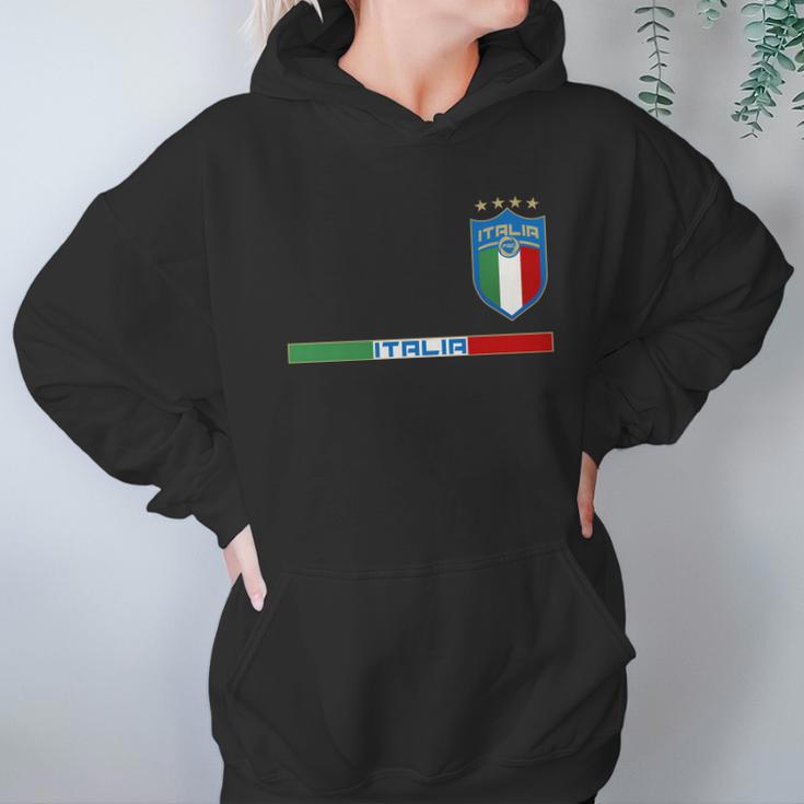 Soccer Team Championship Italia Italy Logo Hoodie Gifts for Women