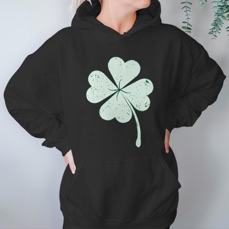 St Patricks Day Lucky Charm Clover Youth Kids Hoodie Gifts for Women