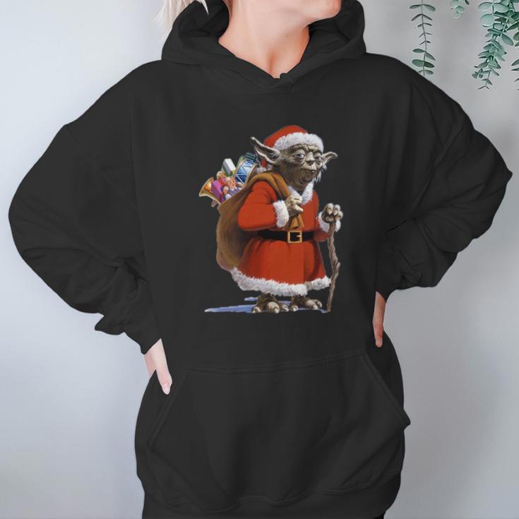 Star Wars Yoda Santa Claus Ugly Faux Hoodie Gifts for Women