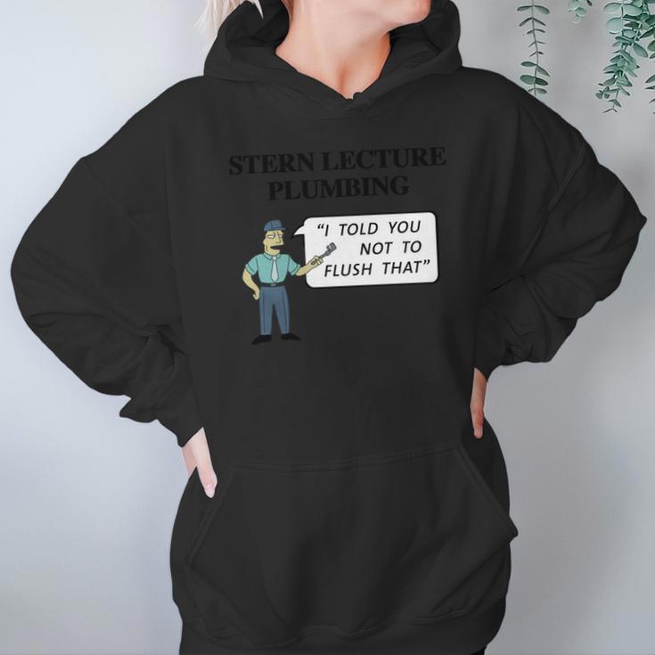 Stern Lecture Plumbing Hoodie Gifts for Women