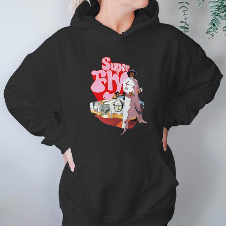 Superfly Retro Design Hoodie Gifts for Women