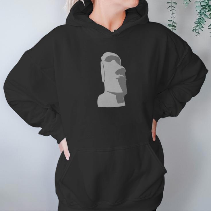 Tiki Moai Easter Island Luau Gray Gift Hoodie Gifts for Women