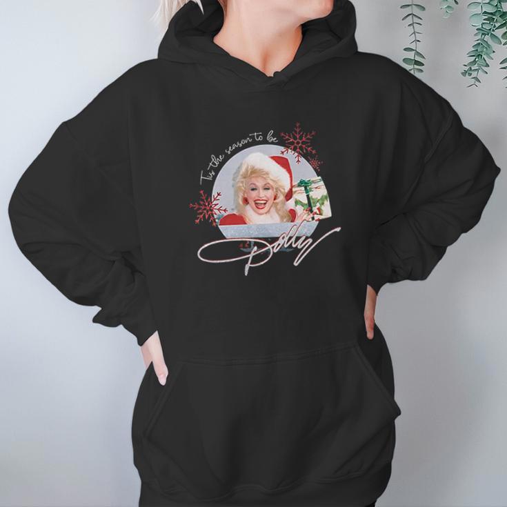 Tis The Season To Be Dolly Vintage Hoodie Gifts for Women