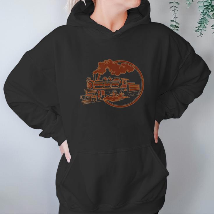 Train Driver Railfan Locomotive Conductor Steam Engine Hoodie Gifts for Women