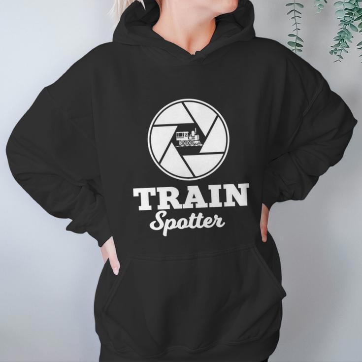 Trainspotter Design Trainspotting With Photo Camera Cool Gift Graphic Design Printed Casual Daily Basic Hoodie Gifts for Women