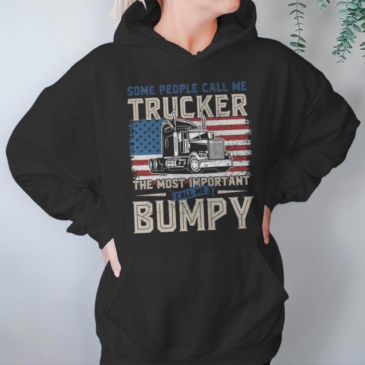 Trucker Most Important Call Me Bumpy Hoodie Gifts for Women