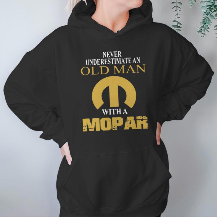 Never Underestimate An Old Man With A Mopar Car Hoodie Gifts for Women