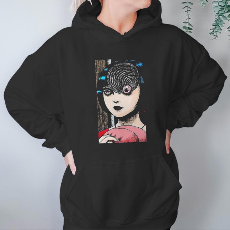 Uzumaki Junji Ito Japanese Horror Manga Hoodie Gifts for Women