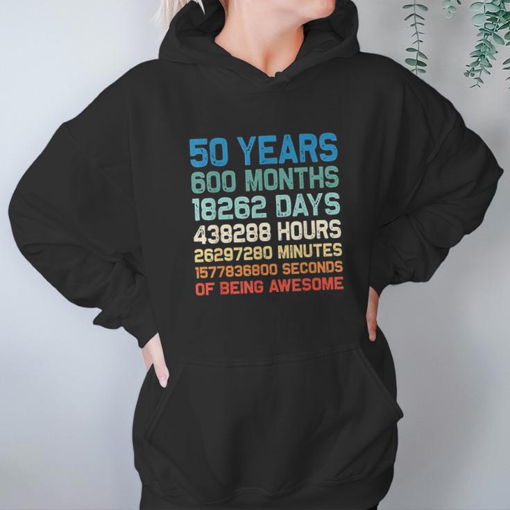 Vintage 1969 52Th Birthday 52 Yrs Old 600 Months Hoodie Gifts for Women