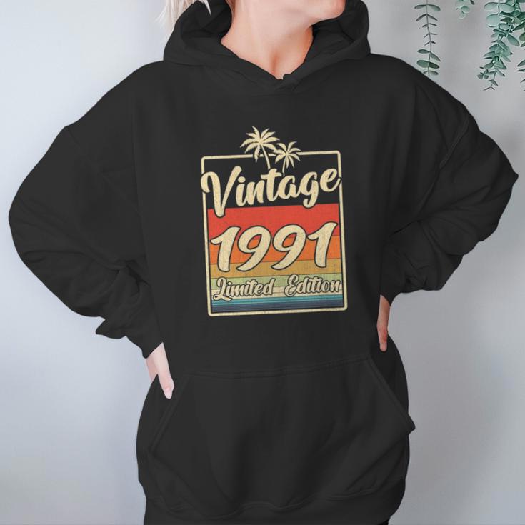 Vintage 1991 31St Birthday Limited Edition 31 Years Old Hoodie Gifts for Women