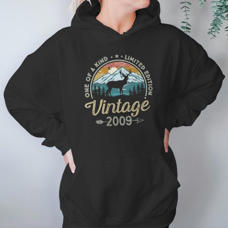 Vintage 2009 Limited Edition Deer 13 Years Old Gifts 13 Bday Hoodie Gifts for Women