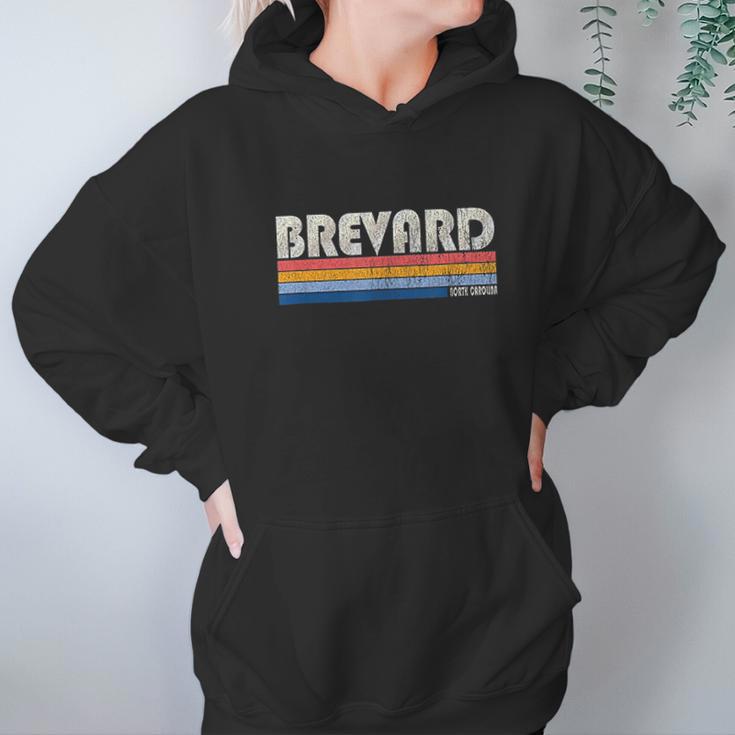 Vintage 70S 80S Style Brevard Nc Hoodie Gifts for Women