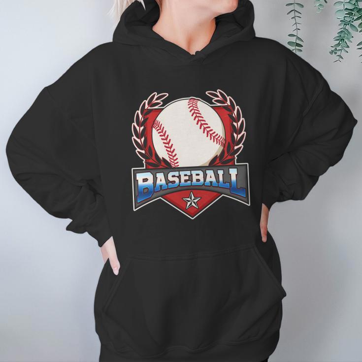 Vintage Baseball Fan Logo Hoodie Gifts for Women