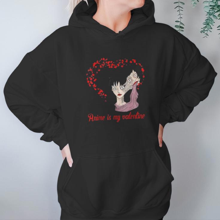 Vintage Junji Ito Gifts Anime Is My Valentine Tomie Manga Hoodie Gifts for Women