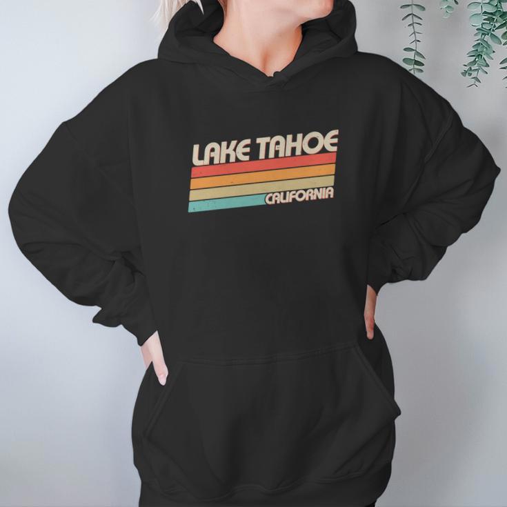 Vintage Lake Tahoe California Logo Hoodie Gifts for Women