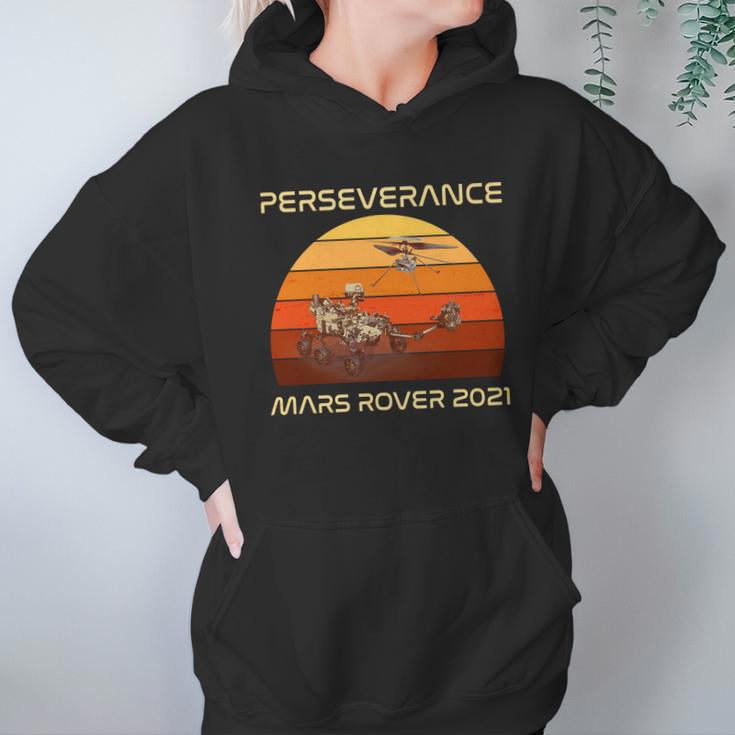 Vintage Retro Perseverance Mars Rover Hoodie Gifts for Women