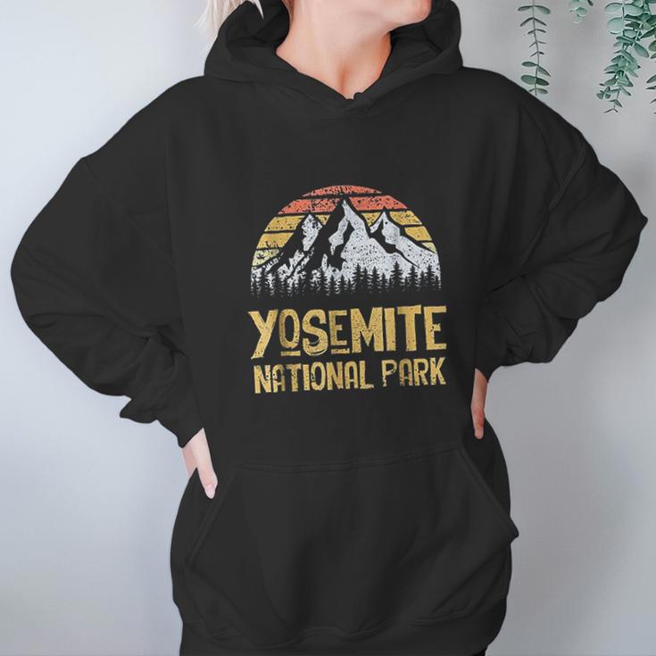 Vintage Retro Yosemite National Park Hoodie Gifts for Women