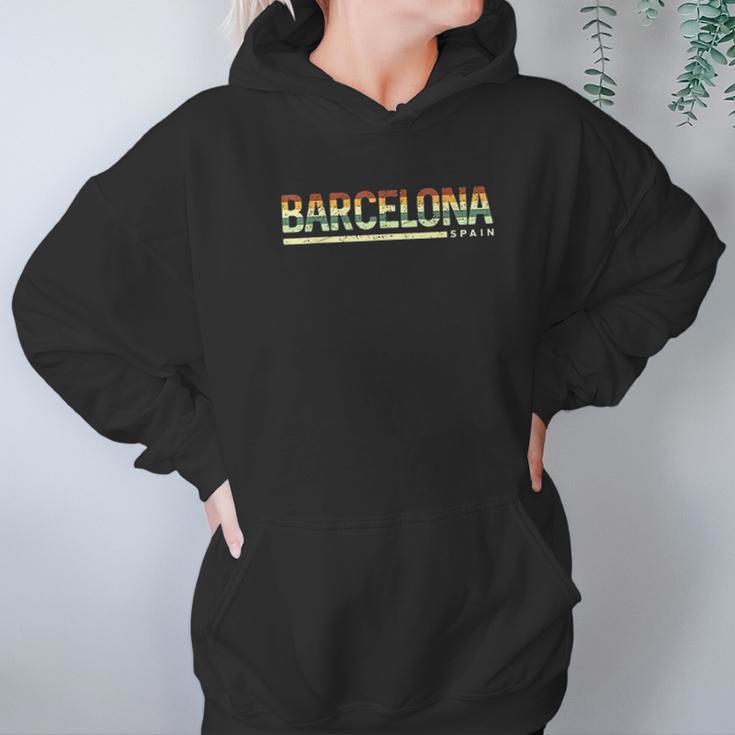 Vintage Spain Spain Native Barcelona Hoodie Gifts for Women