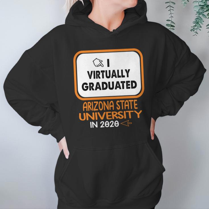 I Virtually Graduated Arizona State University In 2020 Hoodie Gifts for Women