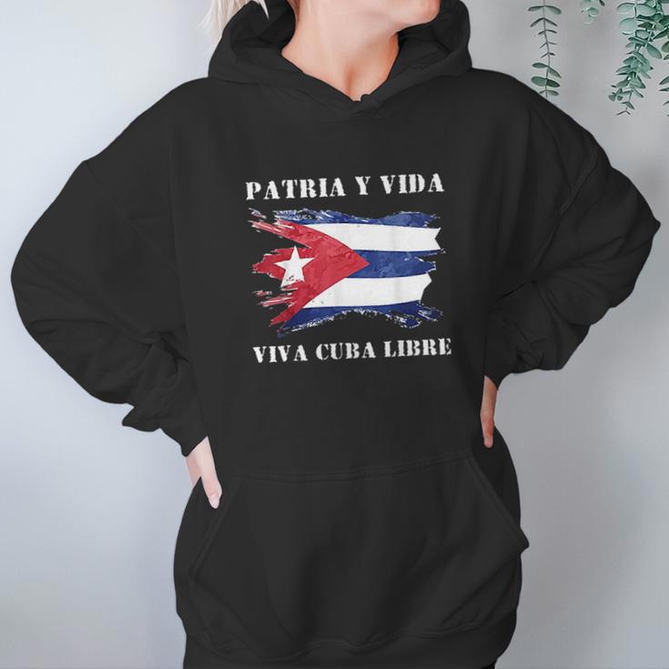 Viva Cuba Libre Patria Y Vida Hoodie Gifts for Women