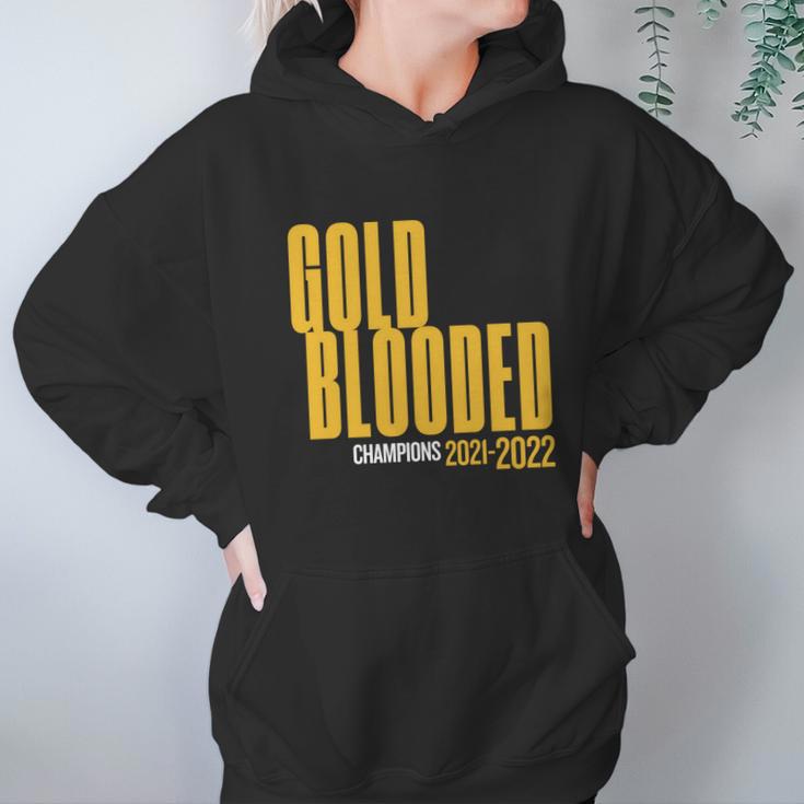 Warriors Finals 2022 Basketball Gold Blooded Warriors Graphic Design Printed Casual Daily Basic V3 Hoodie Gifts for Women