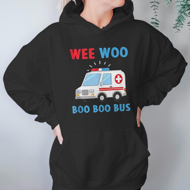 Wee Woo Boo Boo Bus Ambulance Driver Gift Hoodie Gifts for Women