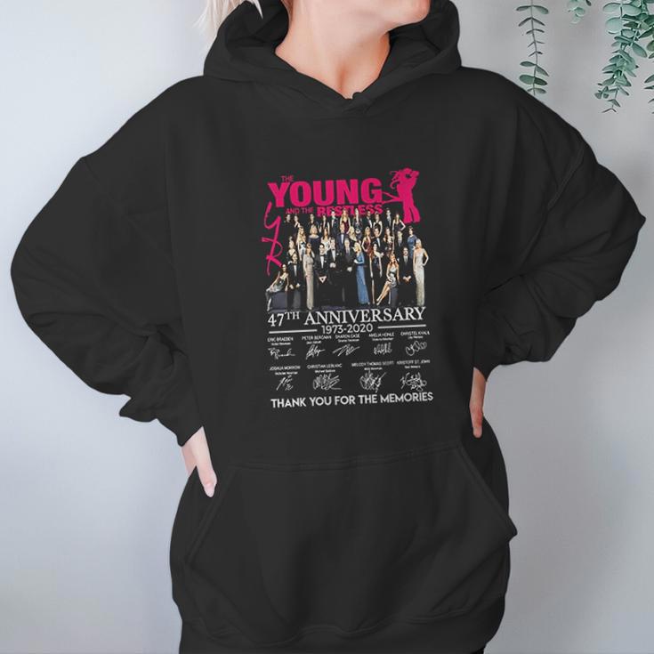 The Young And The Restless 47Th Anniversary 1973 To 2020 Cast Signed Gifts Funny Hoodie Gifts for Women