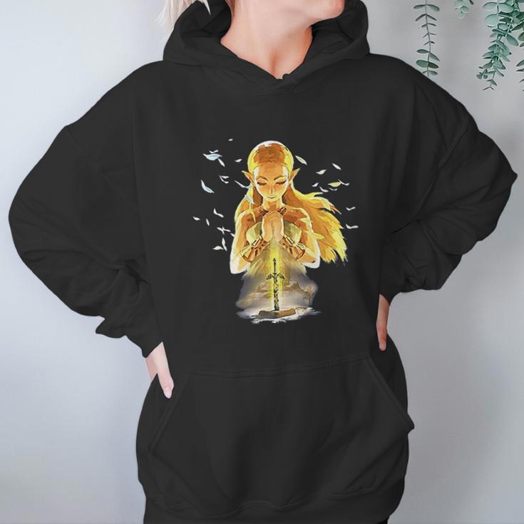 Zelda Breath Of The Wild Zelda Watercolor Hoodie Gifts for Women