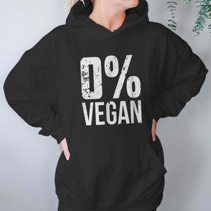 Zero Percent Vegan Funny Bbq Carnivore Meat Eater Hoodie Gifts for Women