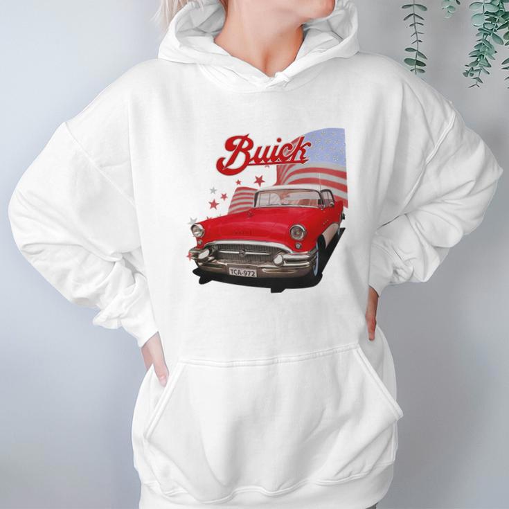 1955 Buick Red Ii Hoodie Gifts for Women