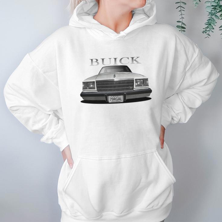 1979 Buick Regal Front White Hoodie Gifts for Women