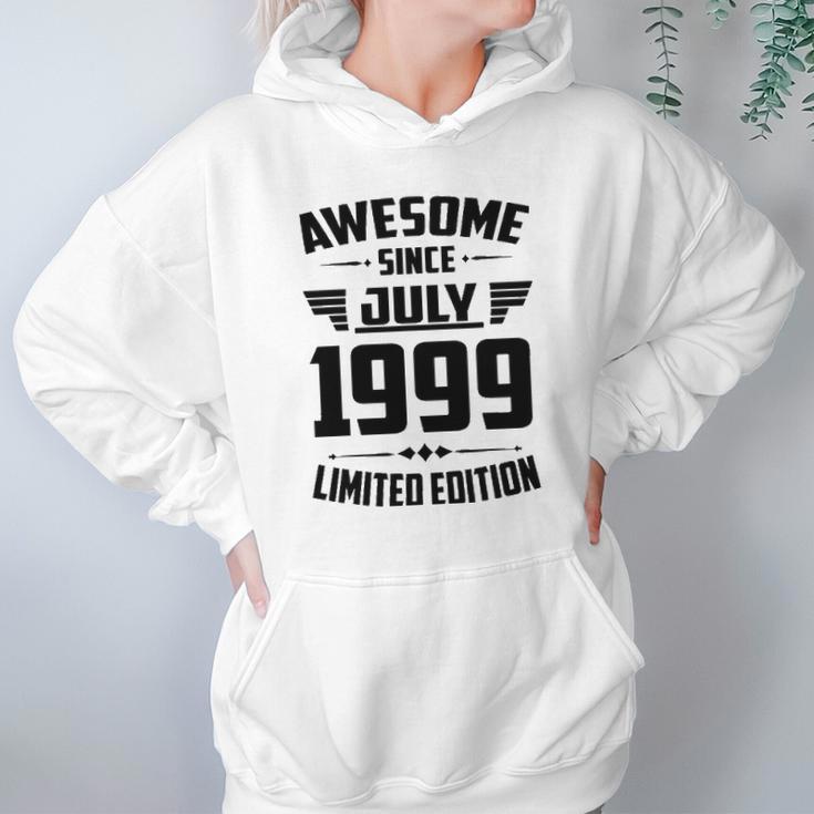 22Nd Birthday Gift 22 Years Old Awesome Since July 1999 Ver2 Hoodie Gifts for Women