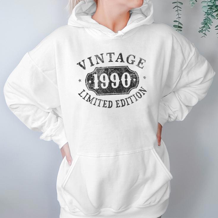 32 Years Old 32Nd Birthday Male Female Him Her Limited 1990 Ver2 Hoodie Gifts for Women