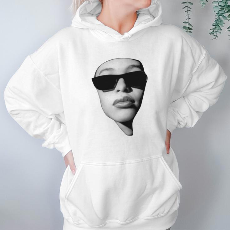 Aaliyah In Glasses Hoodie Gifts for Women