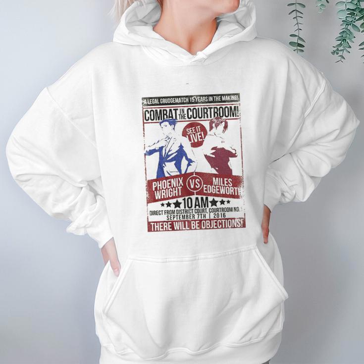 A&E Designs Ace Attorney Phoenix Wright Vs Miles Edgeworth Hoodie Gifts for Women