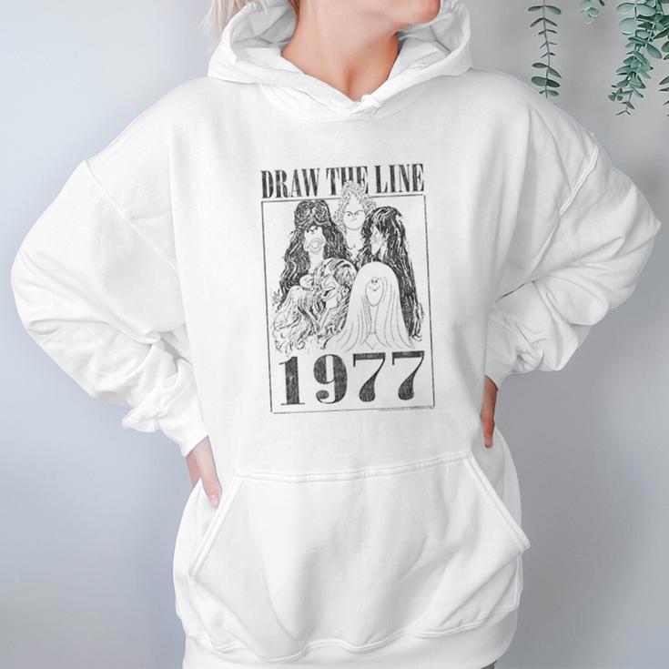 Aerosmith Draw The Line 1977 Hoodie Gifts for Women