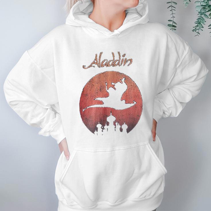 Aladdin Sunset Logo Poster Graphic Hoodie Gifts for Women