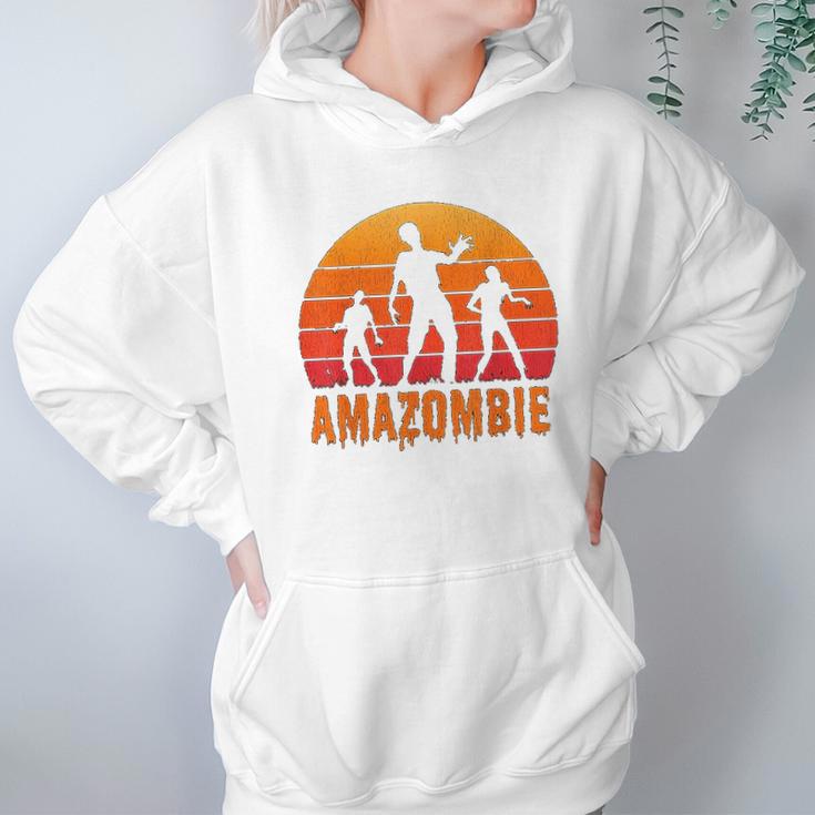 Amazombie Coworker Warehouse Zombie Gag Gift Hoodie Gifts for Women