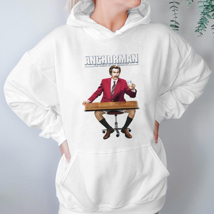 Anchorman Ron Burgundy Hoodie Gifts for Women