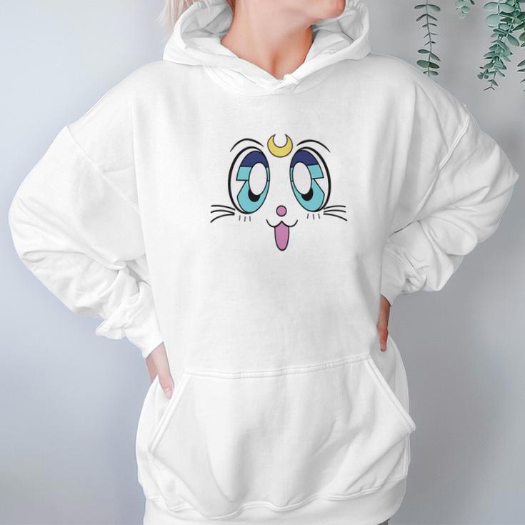 Anime Girls Sailor Of The Moon Princess White Face Cat Hoodie Gifts for Women