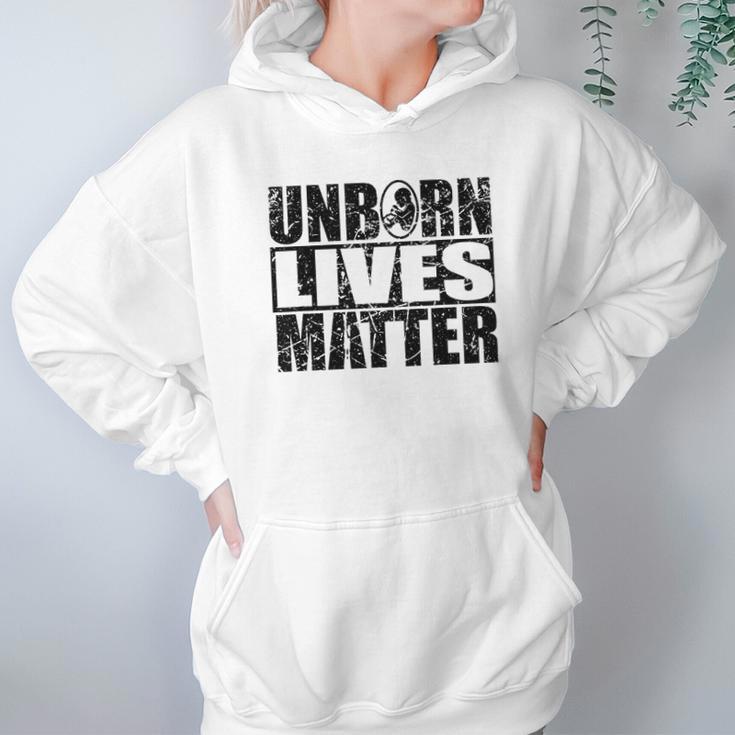 Anti Abortion Unborn Lives Matter Hoodie Gifts for Women