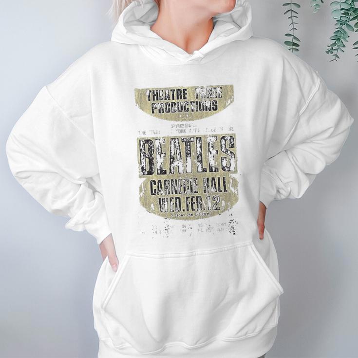 The Beatles Carnegie Hall Burnout Vintage Hoodie Gifts for Women