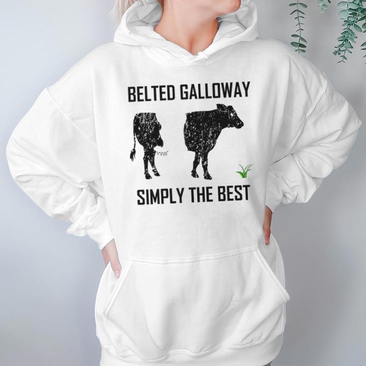 Belted Galloway Simply The Best Vintage Cow Gift Hoodie Gifts for Women