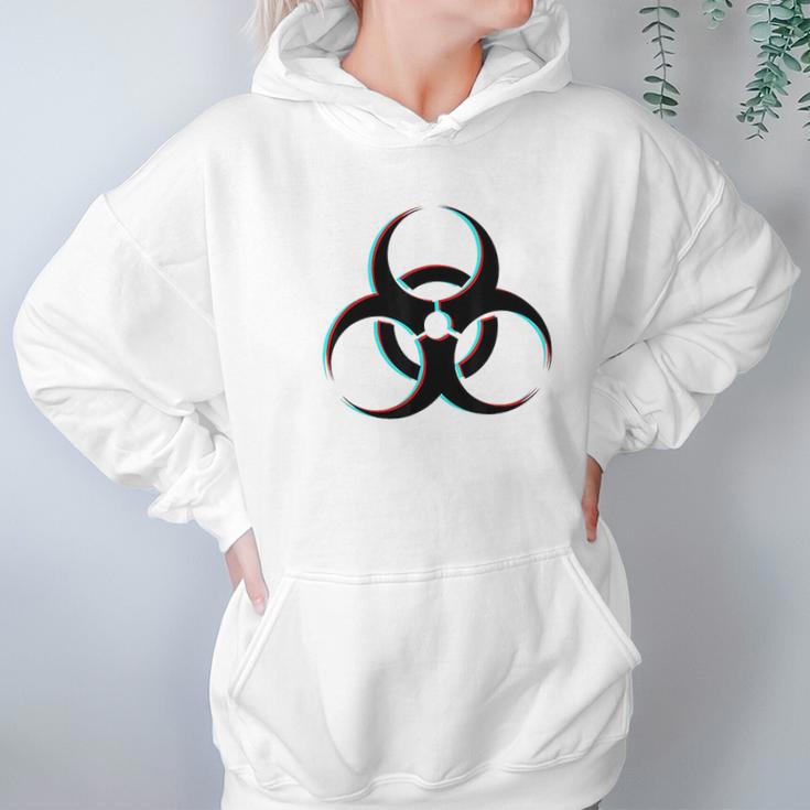 Biohazard Radioactive Symbol Nuclear Hoodie Gifts for Women