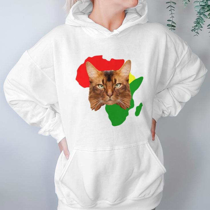 Black History Month African Map Somali Gift For Pet Lovers Proud Black Hoodie Gifts for Women